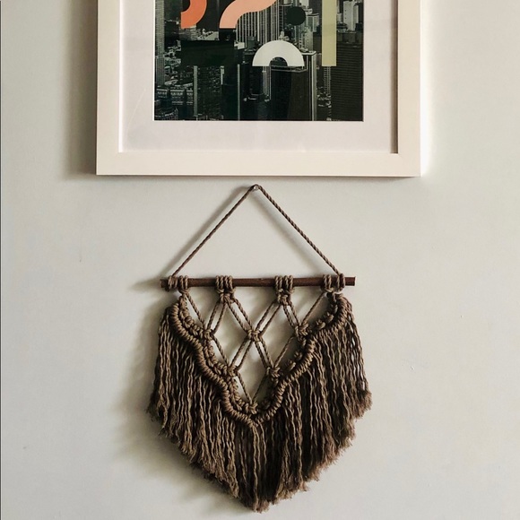 Handmade Macrame Wall Hanging - Picture 3 of 6